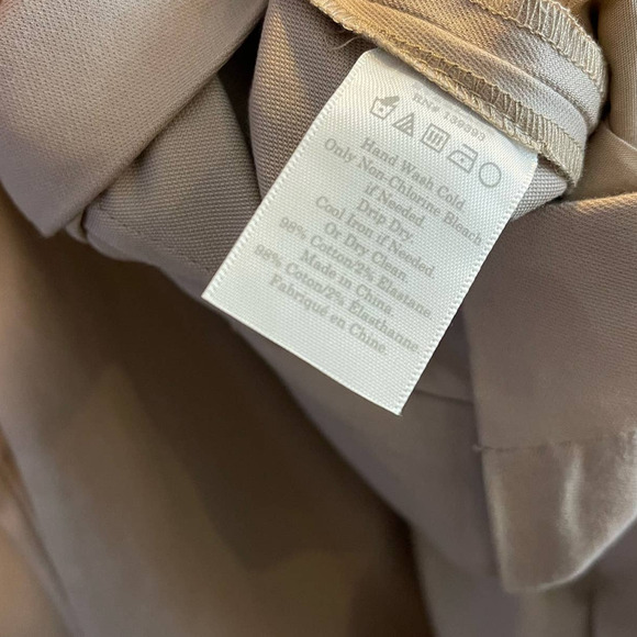 Everlane Wide Leg Trouser Pants Tan Women's Size 4 NWOT - Picture 4 of 7